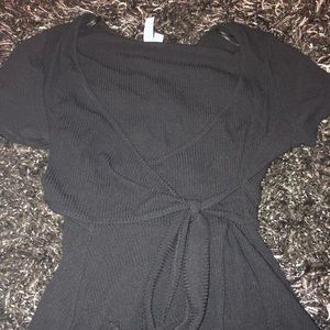 NWOT adorb mini wrap dress from Boutique, sz L